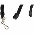 Baumgartens SICURIX Plastic Hook Breakaway Lanyard, Black, 12 / Pack, BAU65514