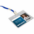Baumgartens SICURIX Badge Holder, Clear, 50 / Pack, BAU67815