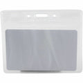 Baumgartens SICURIX Badge Holder, Clear, 50 / Pack, BAU67815