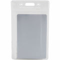 Baumgartens SICURIX Badge Holder, Clear, 50 / Pack, BAU67825
