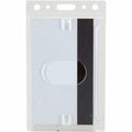 Baumgartens SICURIX Badge Holder, Clear, 25 / Pack, BAU68140