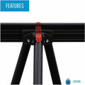 Bi-silque S.A MasterVision 3-leg Display Easel, Black, BVCFLX05101MV