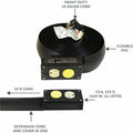 C-Line Lay-Flat Power Extension / Cord Cover, Black, CLI79101