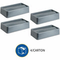 Genuine Joe Space-Saving Container Swing Lid, Gray, GJO02343