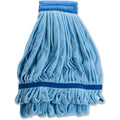 Genuine Joe Microfiber Wet Mophead Refill, Blue, GJO47539