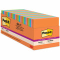 3M Post-it Super Sticky Notes Cabinet Pack - Energy Boost Color Collection, Limeade, 1 Pack, MMM65424SSAUCP