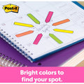 3M Post-it Arrow Message Flags, Assorted, 1 Pack, MMM684SD