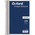 TOPS 5 Subject Wirebound Notebook, 6" x 9 1/2", TOP63859