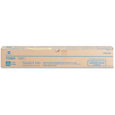 Konica Minolta Original Laser Toner Cartridge - Cyan -, KNMTN321C