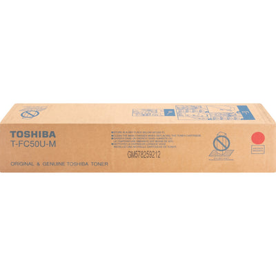 Toshiba Original Standard Yield Laser Toner Cartridge - Magenta -, TOSTFC50UM