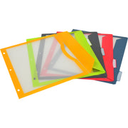 C-Line Write-on Tab Poly Binder Pockets, 1 Set