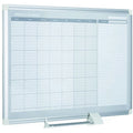 Bi-silque S.A MasterVision 3' Magnetic Gold Monthly Planner, Silver, BVCGA0597830