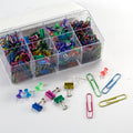 Officemate Flip Lid Clip Organizer Value Pack, Assorted, 1 Pack, OIC97301