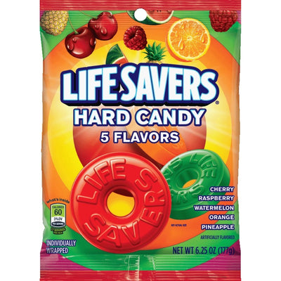 Mars Wrigley LifeSavers 5 Flavors Hard Candies, 1 Bag, MRS08501