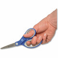 Acme United Westcott KleenEarth 8" Soft Handle Scissors, Blue, ACM15554