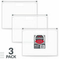 C-Line Zip 'N Go Letter Expanding File, Clear, 8 1/2" Width x 11" Length, 3 / Pack, CLI48117