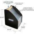 C-Line Letter Expanding File, Black, 8 1/2" Width x 11" Length, CLI58810