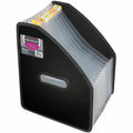 C-Line Letter Expanding File, Black, 8 1/2" Width x 11" Length, CLI58810