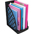 Deflecto Sustainable Office Magazine File, Black, DEF34904