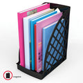 Deflecto Sustainable Office Magazine File, Black, DEF34904