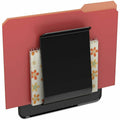 Deflecto Stand-Tall Wall File, Black, DEF65504H