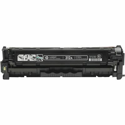 HP 312A Original Laser Toner Cartridge - Black -, HEWCF380A