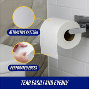 Genuine Joe 2-ply Standard Bath Tissue Rolls, 1 Carton
