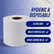 Genuine Joe 2-ply Standard Bath Tissue Rolls, 1 Carton