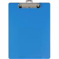 Officemate Low-profile Clip Plastic Clipboard, Blue, 8 1/2" Width x 11" Length, OIC83048