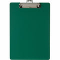 Officemate Low-profile Clip Plastic Clipboard, Green, 8 1/2" Width x 11" Length, OIC83063