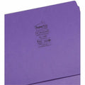 Smead SuperTab 1/3 Tab Cut Letter Recycled Top Tab File Folder, Navy, 8 1/2" Width x 11" Length, 3 / Pack, SMD11989