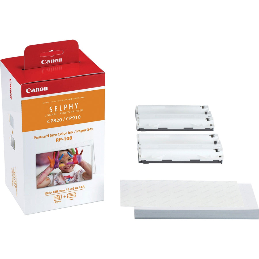 Canon RP-108 High-Capacity Color Ink/Paper Set, CNMRP108