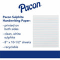 Zaner-Bloser Pacon Broken Midline Sulphite Paper, 8" x 10 1/2", 500 / Ream, PACZP2413