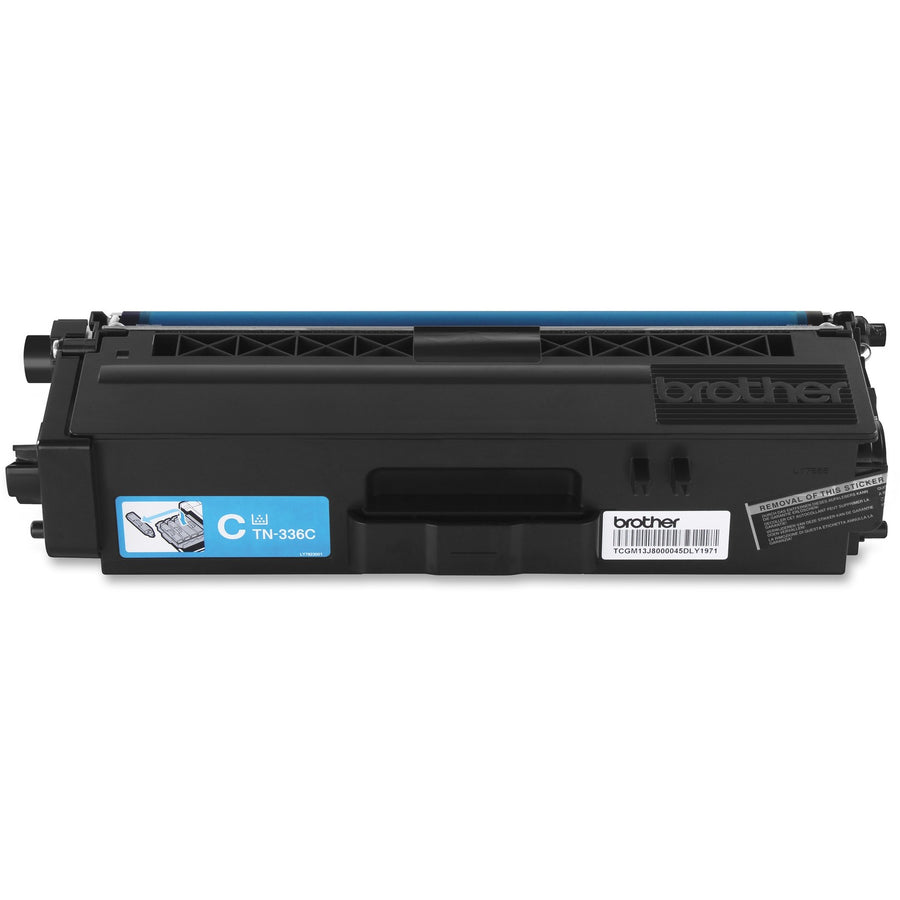 Brother Original High Yield Laser Toner Cartridge - Cyan -, 4EA/CT — view 1
