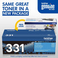 Brother TN331C Original Standard Yield Laser Toner Cartridge - Cyan -, BRTTN331C