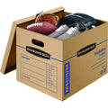 Fellowes Bankers Box SmoothMove Classic Moving Boxes, Medium, Kraft, 8 / Carton, FEL7717201