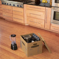 Fellowes Bankers Box SmoothMove Classic Moving Boxes, Medium, Kraft, 8 / Carton, FEL7717201