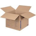 Fellowes Bankers Box SmoothMove Basic Medium Moving Boxes, Black, 1 Carton, FEL7713901
