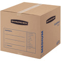 Fellowes Bankers Box SmoothMove Basic Medium Moving Boxes, Black, 1 Carton, FEL7713901
