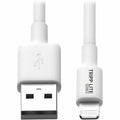 Eaton Tripp Lite series 3ft (1M) White USB Sync / Charge Cable with Lightning Connector, TRPM100003WH