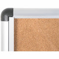 Bi-silque S.A MasterVision SlimLine Enclore Top Hinged Cork Indoor Glaze Case, BVCVT380101150