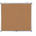 Bi-silque S.A MasterVision SlimLine Enclore Top Hinged Cork Indoor Glaze Case, BVCVT380101150