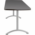 Iceberg Arc Fixed Height Table 36X72 Rectangular, Graphite, Gray, ICE69227