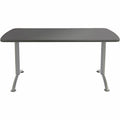 Iceberg Arc Fixed Height Table 36X72 Rectangular, Graphite, Gray, ICE69227