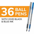 BIC Round Stic Grip Xtra-Comfort Medium Ball Point Pen, Assorted, 36 / Box, BICGSMG361AST