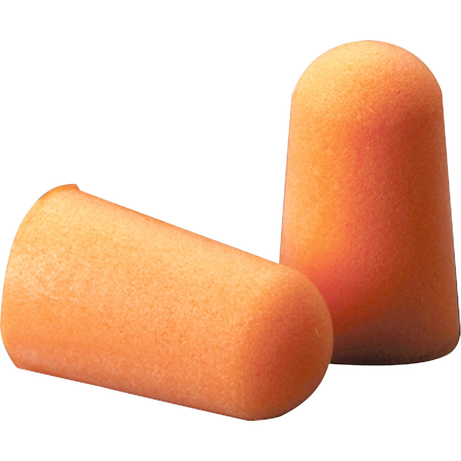 3M 1100 Uncorded Foam Earplugs, Orange, Polyurethane, Disposable, 1 / Box, MMM1100