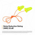 3M E-A-R soft FX Corded Earplugs, Yellow, 1 Box, MMM3121260