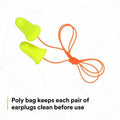 3M E-A-R soft FX Corded Earplugs, Yellow, 1 Box, MMM3121260