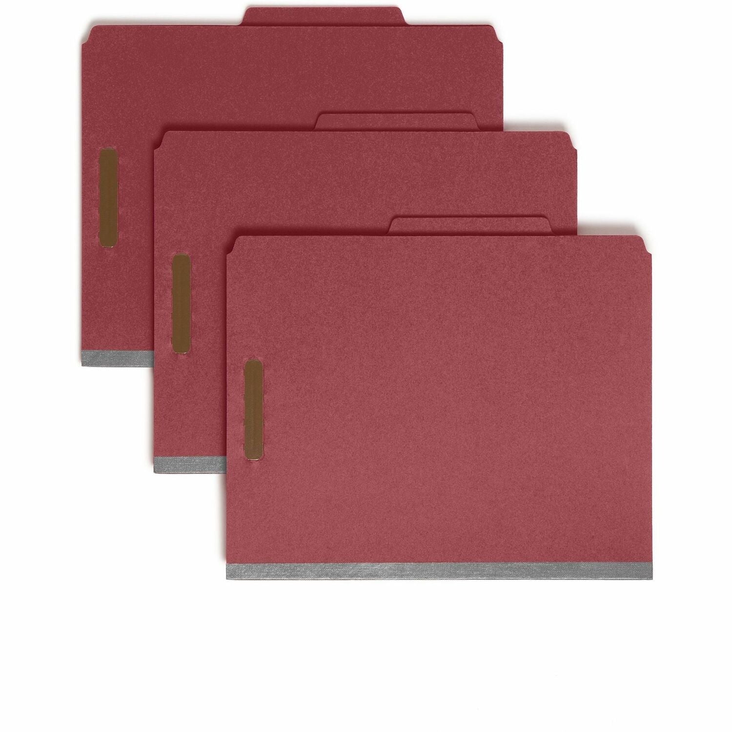 Smead 2/5 Tab Cut Letter Recycled Classification Folder, 1 Box