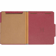 Smead 2/5 Tab Cut Letter Recycled Classification Folder, 1 Box